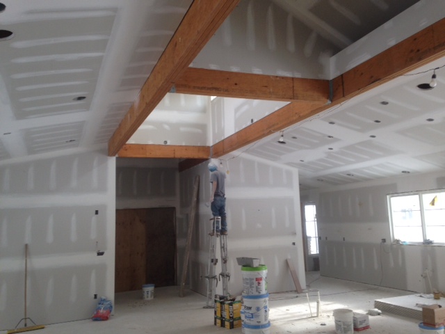 Drywall in a house in Pottstown